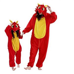 Personnage animal pour stock instantané, style animal mignon en polaire, fermeture éclair, broderie personnalisée en vrac - Product Image 1