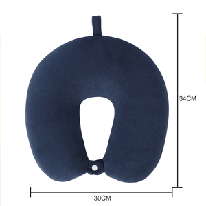 Cuscino da Viaggio a U Personalizzabile con Logo, Disponibile in Molti Colori, Cuscino per Collo in Schiuma a Particelle per Adulti, Ideale per Aereo - Product Image 5