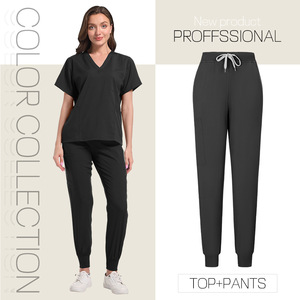 <span class=keywords><strong>Nouveau</strong></span> bon marché en gros mode logo personnalisé infirmière uniforme SPA clinique dentaire femmes soins infirmiers gommage survêtement médical gommages uniformes ensembles - Product Image 4