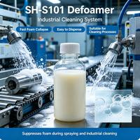 Défoamer silicone SH-S101 pour eaux usées industrielles, nettoyage, eaux de circulation, fluides de travail des métaux et industrie pétrolière