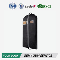En stock, neuf, housse de vêtement non tissée, pliable, portable, épaissie, housse de protection anti-poussière pour costume de voyage