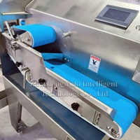 Machine industrielle de découpe de viande cuite avec contrôle PLC, épaisseur réglable pour le traitement du jambon, des saucisses et du bœuf rôti