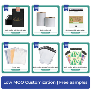 Enveloppes en polyéthylène autocollantes imperméables et anti-poussière de 0,5 mil d'épaisseur, impression personnalisée du logo, sacs d'expédition pour l'emballage des vêtements, recyclables - Product Image 6