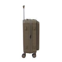 Vente en gros de sacs d'ordinateur à ouverture frontale de conception nouvelle, avec serrure TSA, valise à roulettes en aluminium, bagages de voyage pour PC, 3 pièces, 20, 24, 28