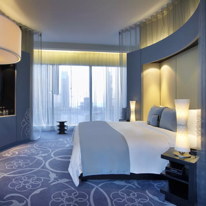 Apartment-Projekt Fenster-Faltvorhänge Wellenvorhang Ripple-Fold Verdunkelungsvorhänge für Hotel und Wohnzimmer - Product Image 4