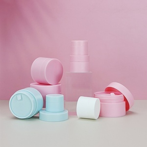 Customize Logo 5g 10g 15g 20g 30g 50g White Black Pink Blue Double Wall Pp <b>Plastic</b> Cosmetic <b>Jar</b> With Screw Lids - Product Image 3