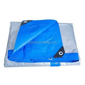 Bâche en PE imperméable de qualité supérieure, double face enduite, anti-UV, bâche en plastique, auvent de camion, protection de jardin, rouleau - Product Image 4
