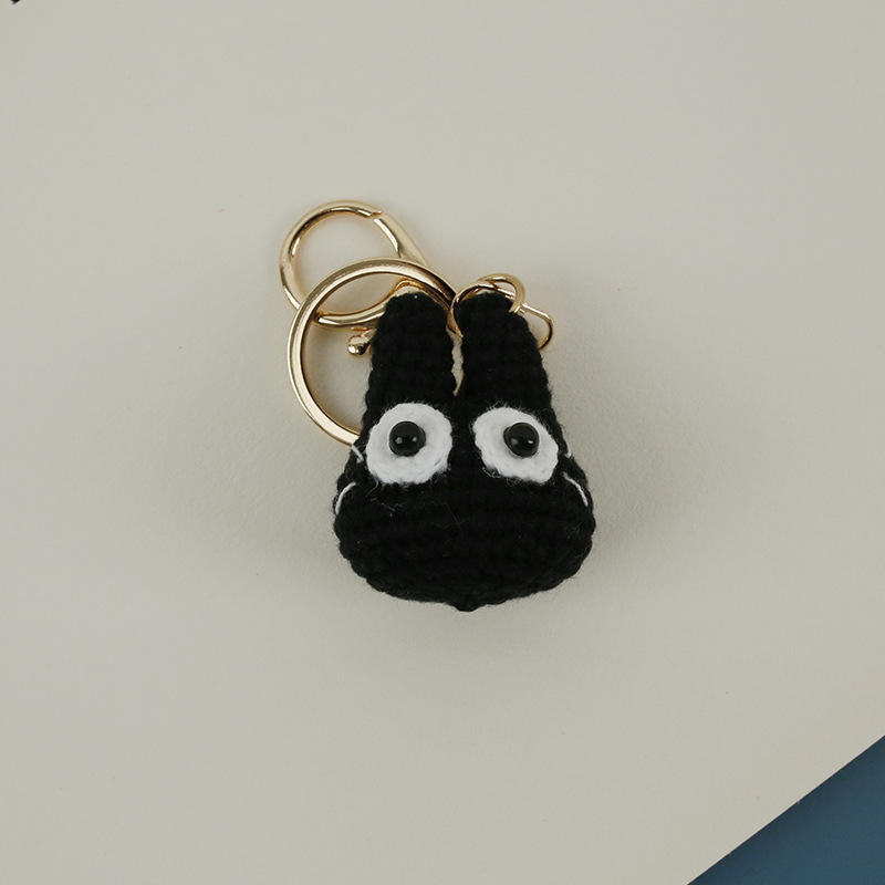 Pendentif tête de chat noir