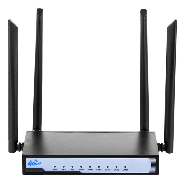 M2M Lot Gateway 2.4G 300Mbps Unlocked Industrial Openwrt VPN Modem 3G 4G WiFi Wireless Router 4 LAN Ports WDS/WPS