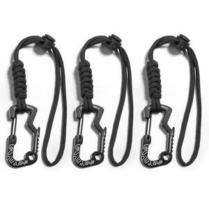 Nouveau design Mousqueton tactique d'extérieur pour <span class=keywords><strong>sac</strong></span> <span class=keywords><strong>à</strong></span> <span class=keywords><strong>dos</strong></span>, clip de paracorde d'urgence pour camping, porte-clés, corde anti-perte, nœud diamant B200 - Product Image 1