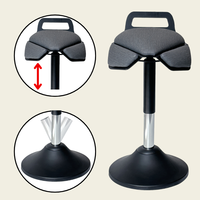 Chaise ergonomique pivotante à 360 degrés, inclinable, design moderne, tabouret oscillant pour position assise active