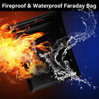 Étui étanche et ignifuge Anti-piratage, sac Faraday pour ordinateur portable, sacs de blocage de Signal pour téléphones, porte-clés de voiture