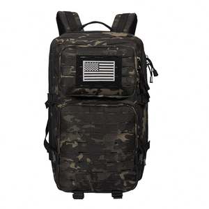 Sac Molle 50L en Polyester avec Fermeture Éclair, Imperméable et Tendance, Idéal pour la Survie en Plein Air, la Randonnée, les Voyages et l'Équipement Tactique – Vente en Gros - Product Image 6