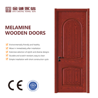 Portes intérieures en bois mélaminé de qualité supérieure, design moderne et écologique, fabricant OEM ODM