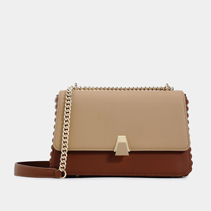 CHRISBELLA Wholesale Women PU Leather Chain Crossbody <strong>Bag</strong> New Fashion <strong>Patchwork</strong> Design Chain Ladies Shoulder <strong>Bag</strong> for Women 2026 - Product Image 4