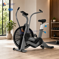 Bicicleta de Resistencia con Pantalla LED para Gimnasio Comercial, Bicicleta de Aire para Entrenamiento de Cuerpo Completo para Centro de Fitness