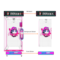 Promotion : Machine d'arcade de type grue à ciseaux pour peluches de grande taille, thème coiffeur, pour les marchés des Philippines, d'Indonésie et de Malaisie, avec support OEM