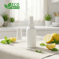 Prêt À Expédier BLANC 100ml PE BOUTEILLE de PULVÉRISATION avec Pulvérisateur À Brouillard Fin EN STOCK pour La Main Propre Liquide Antibactérien