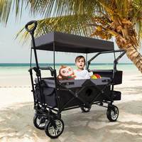 Vente en gros d'usine, chariot de plage pour enfants, chariot de pique-nique, chariot de camping