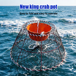 Nasse commerciale pour homards et crabes, cage en filet métallique marin pour la pêche commerciale - Product Image 5