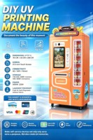 定制旅游景点自动售货机 AI UV打印纪念币 无人值守自助售货亭 OEM