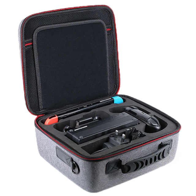 Portable Deluxe Custom Design Carrying Case for Nintendo Switch System Fit Extra Switch Pro Controller