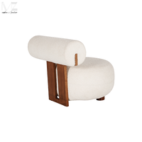 Ventes chaudes - Canapé simple en bois Wabi Sabi japonais, canapé de détente moderne nordique, chaise de salon pour la maison