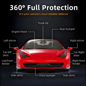 Vinilo para Envolver Autos <span class=keywords><strong>Moben</strong></span>, Superventas, 1.52 x 3M, Negro Mate, Resistente a la Arena, TPH PPF, Cambia de Color, para Carrocería de Automóviles/Vehículos - Product Image 5