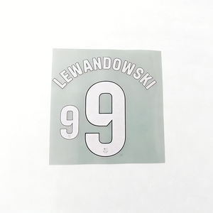 Barcelona 25-26 - Set de Nombre y Número de Fútbol para Niños, Segunda Equipación de Visitante <span class=keywords><strong>La</strong></span> Liga, <span class=keywords><strong>Font</strong></span> B, Adhesivo Termotransferible - Product Image 1