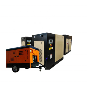 Tốt Nhất Bán Thuận Tiện An Toàn 185cfm Diesel Điện Towable Xách Tay Hai Bánh Xe Máy Nén Vít Không Khí Với Độ Bền Cao Hệ Thống Không Khí - Product Image 5