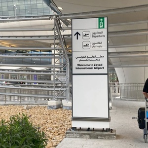 Custom <strong>Airport</strong> Way Finding <strong>Signage</strong> LED Light Box Stainless Steel Sign IP65 Weatherproof Customizable Size Color for <strong>Airport</strong> - Product Image 6