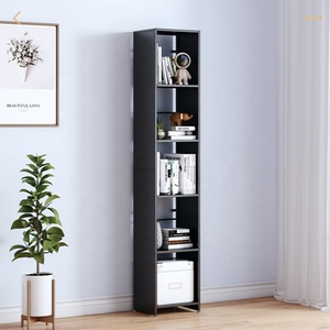 Простая книжная полка, компактная креативная полка для спальни, полка для хранения книжного шкафа, узкая многофункциональная - Product Image 5