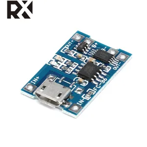 RX מיקרו USB 5V 1A 18650 TP4056 ליתיום סוללה מטען מודול טעינת לוח עם פונקציות כפולה