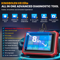 Escáner de Diagnóstico Inteligente Bidireccional Kingbolen K8 ELITE con Software Gratuito de por Vida PK 892BT