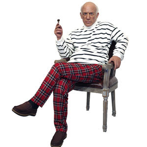 カスタマイズされた世界的に有名なアーティスト画家樹脂工芸品等身大ワックスフィギュア美術館ディスプレイ収集品 - Product Image 2