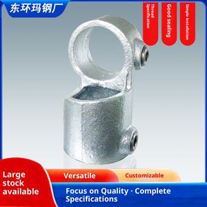 Connettori telaio recinzione Guardrail connettori tubo morsetti raccordi uscita laterale Tee testa esagonale forma rotonda - Product Image 3