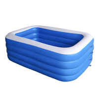 Piscine gonflable en PVC/TPU, épaisse et pliable, pour enfants, adultes, bébés, utilisation en extérieur, grande taille