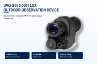 Caméra de vision nocturne monoculaire, enregistrement vidéo, stockage 32 Go, Android, WiFi, zoom 1x 2x 4x, UVQ G14
