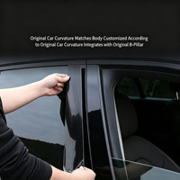 Autocollant de garniture en acier inoxydable tendance, surface noire, sécurisé, durable pour l'intérieur de la voiture, accessoires pour Honda CR-V Breeze