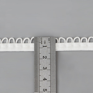 Cổ 1.2cm lỗ rộng vành đai răng nhỏ ren nút dây đeo đồ chơi búp bê phụ kiện 1mm Jacquard in 6mm may túi Giày Twill - Product Image 4