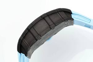Reloj mecánico de alta gama para hombre, resistente al agua, con correa de goma y caja de fibra de carbono clásica, tendencia de moda - Product Image 3