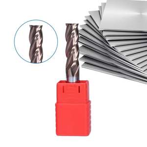4-Flute Solid Carbide End Mill High-Speed HRC65 65 Degree <b>Corner</b> Radius Cutting Tools TiCN/AlTin Coated AITiN ODM OEM Customized - Product Image 4