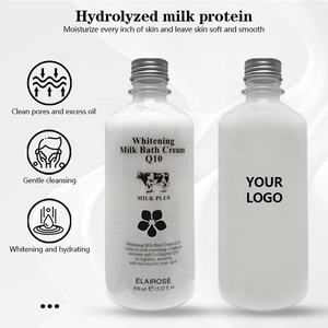 <span class=keywords><strong>Crema</strong></span> de Baño de Leche Antibacterial Humectante y Aclarante con Burbujas 450ml, Nutritiva, Hidratante, Calmante, Vegana, Cuidado Corporal, Marca Privada - Product Image 3