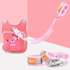Caminar al aire libre Anti Lost Wrist Link Hand Belt Band Correa para niños pequeños Mochila de seguridad para bebés 2,5 m de longitud - Product Image 3
