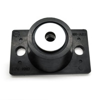 Isolateurs de vibrations personnalisés en caoutchouc super anti-vibrations pour générateurs, montage au sol, noir, capacité de charge 500 LBS