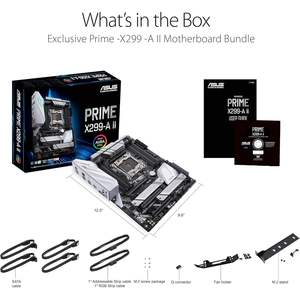 Carte mère ATX Prime X299 a II 100% en gros, Intel X299 LGA 2066 DDR4 2133 MHz SATA Triple M.2 USB 3.2 Gen 2 - Product Image 4