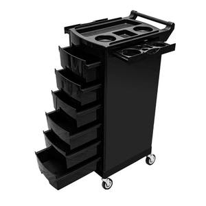 Salon <b>Trolley</b> Hairdresser <b>Tool</b> <b>Cart</b> With 6 Drawers Universal Wheels Durable Plastic Minimalist Design - Product Image 4