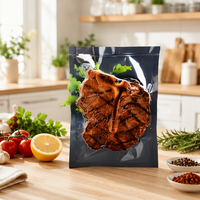 Sacs sous vide en nylon de qualité alimentaire, étanches à l'humidité, sachets thermoscellables transparents pour sucre, lait, salade