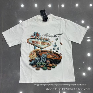 Cross-border New Collection European American Streetwear <strong>Brand</strong> MIXED EMOTIONvintage Urban <strong>Rock</strong> Round-neck 100% Cotton - Product Image 3