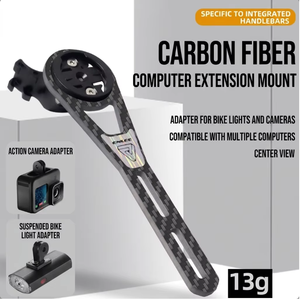 <span class=keywords><strong>Support</strong></span> de compteur de <span class=keywords><strong>vélo</strong></span> en fibre de carbone ENLEE pour guidons intégrés, <span class=keywords><strong>support</strong></span> <span class=keywords><strong>GPS</strong></span> pour <span class=keywords><strong>Garmin</strong></span> Wahoo Bryton, GoPro et <span class=keywords><strong>support</strong></span> de lampe - Product Image 1